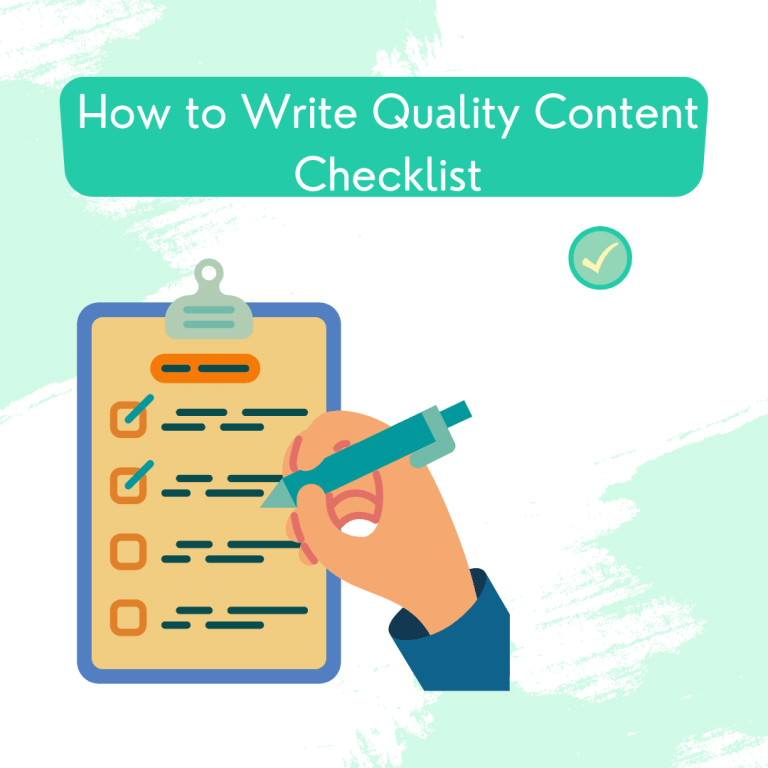 writing checklist