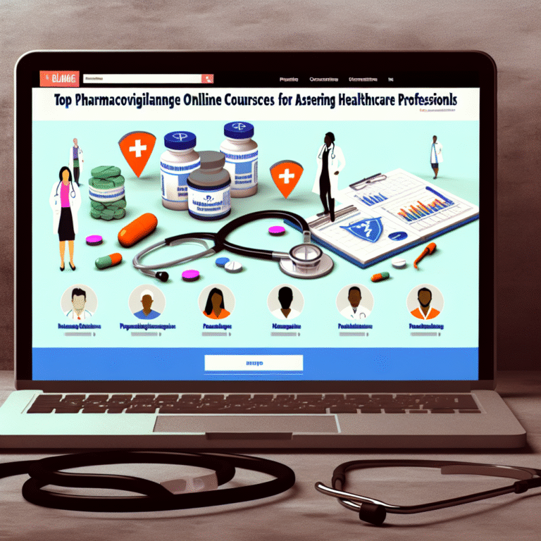 Top Pharmacovigilance Online Courses for Aspiring Healthcare Professionals