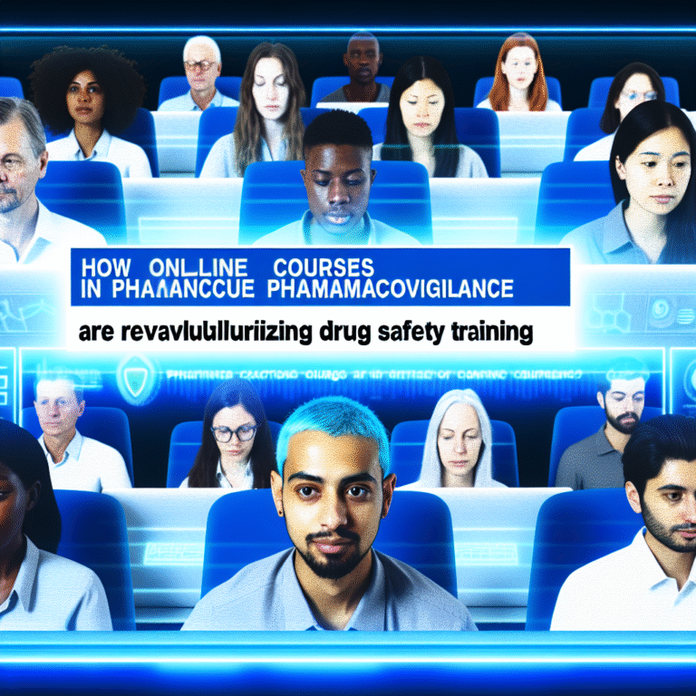 How Online Courses in Pharmacovigilance are Revolutionizing Drug Safety Training