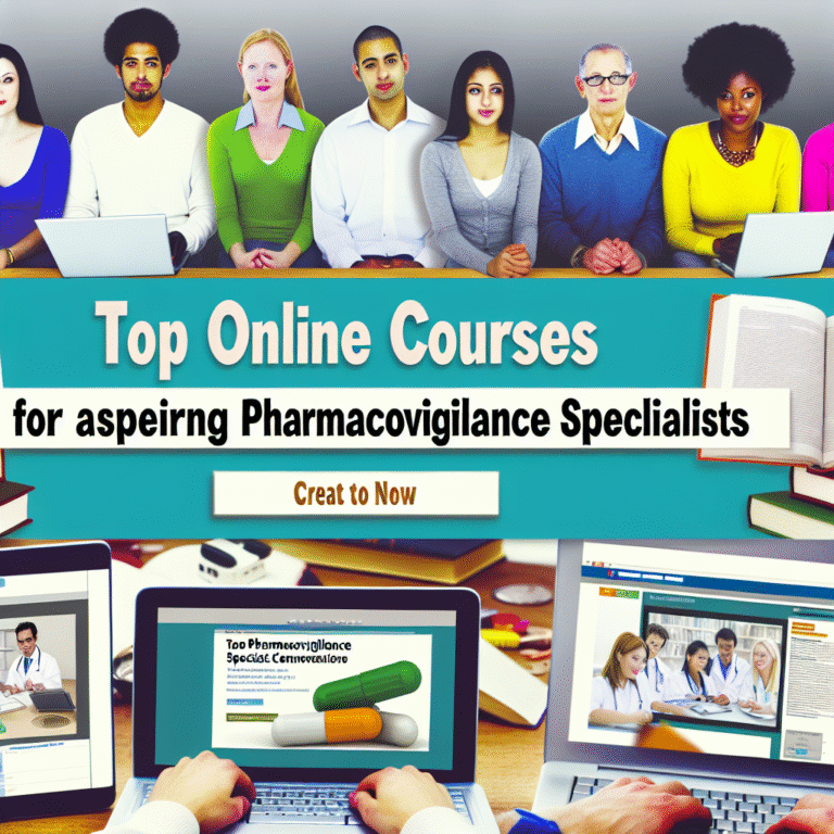 Top Online Courses for Aspiring Pharmacovigilance Specialists