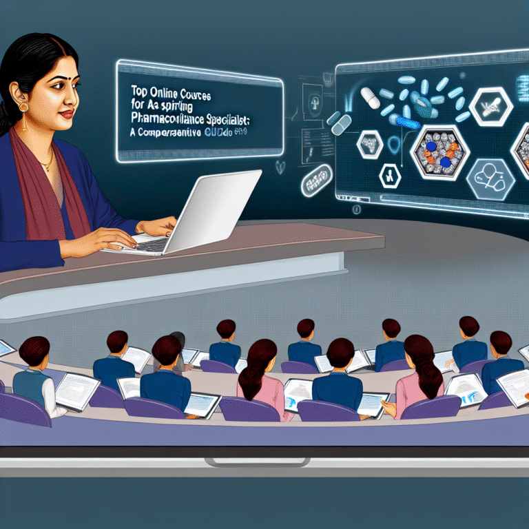 Top Online Courses for Aspiring Pharmacovigilance Specialists: A Comprehensive Guide