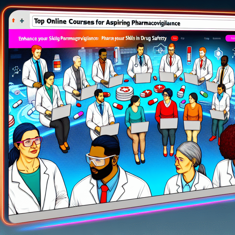 Top Online Courses for Aspiring Pharmacovigilance Specialists: Enhance Your Skills in Drug Safety