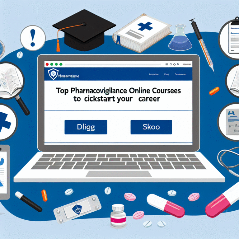 Top Pharmacovigilance Online Courses to Kickstart Your Career